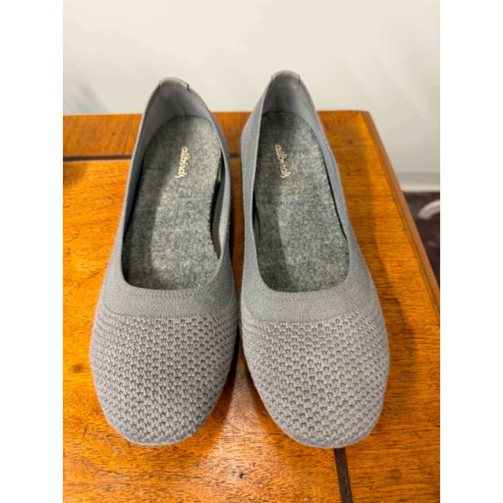Allbirds‎ 10 Tree Breezers Heathered Grey Knit Ballet Flats Slip On Shoes